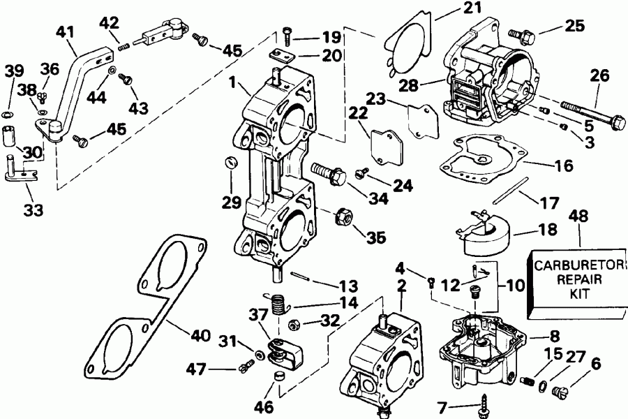    Evinrude VE200SLEID 1991  - 200tx - Cx Only - 200tx - Cx Only