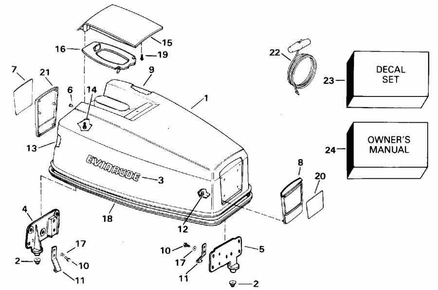 �������� ��������� ����� ������� VE50BEEIA 1991  - Evinrude 25-40 - Evinrude 25-40