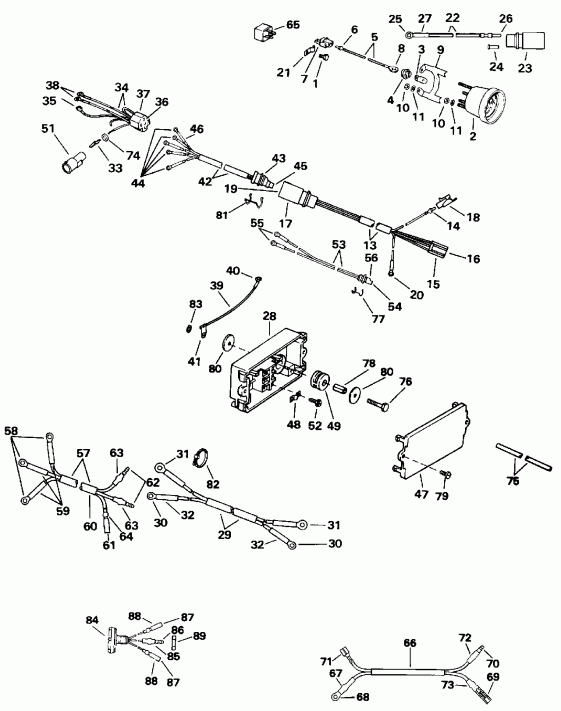 �������� ����� ������� VE90MLEIE 1991  - wer Trim/tilt Electrical / wer Trim / tilt ���������