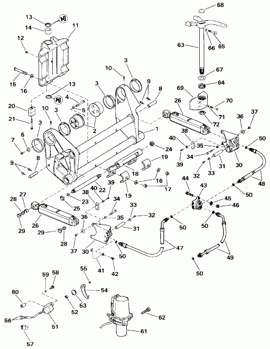 ��������� ����� Evinrude VE90TLEIE 1991  - Quiet Rider