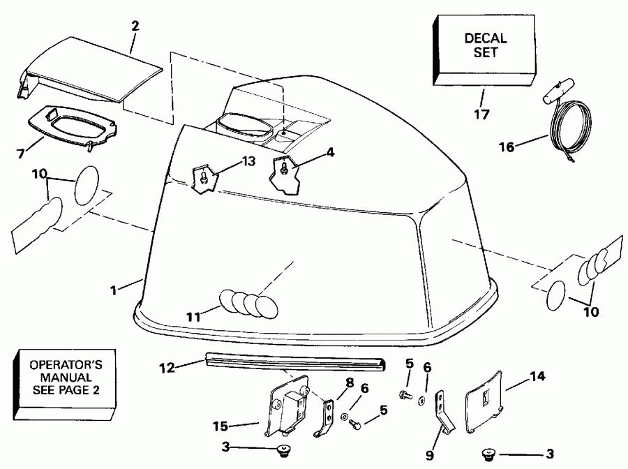 ��������� ����� Evinrude E100WTLENE 1992  - gine ������