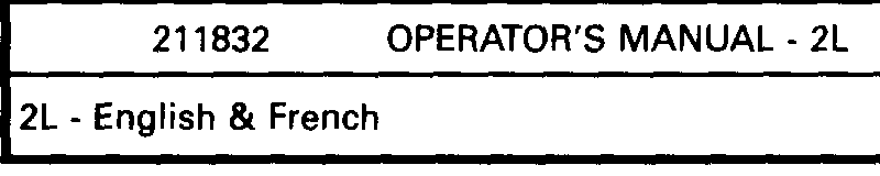 �������� ����� EVINRUDE E100WTLENE 1992  - terature Chart / terature Chart