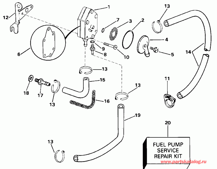 ����� Evinrude E10RELENA 1992  - Electric Start Models - Electric Start Models