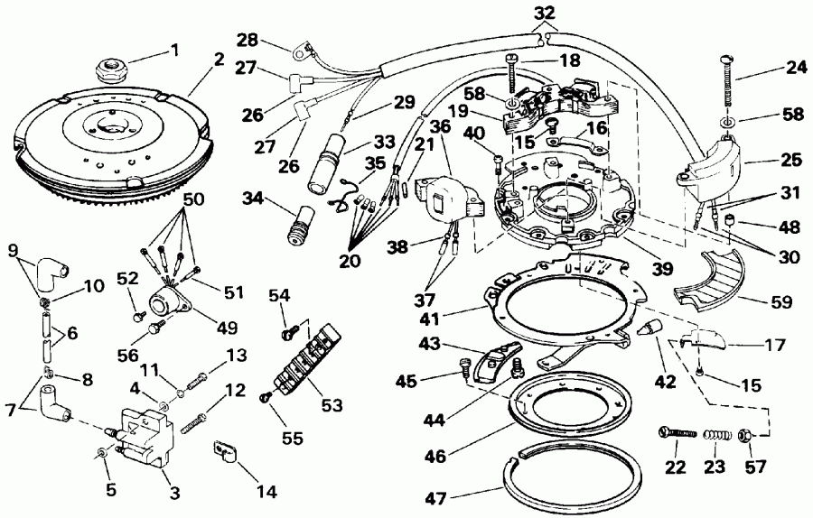 ��������� �������� ����� Evinrude E10RELENA 1992  - nition - nition