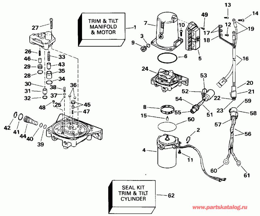 �������� ��������� ����� EVINRUDE E115JLEND 1992  - Quiet Rider