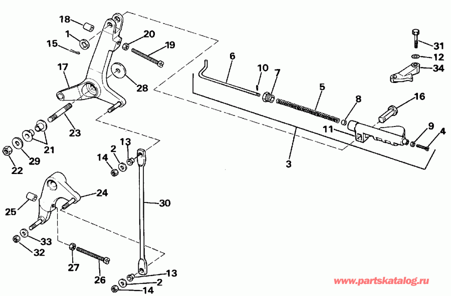  Evinrude E115TLEND 1992  - wer Trim / tilt ���������