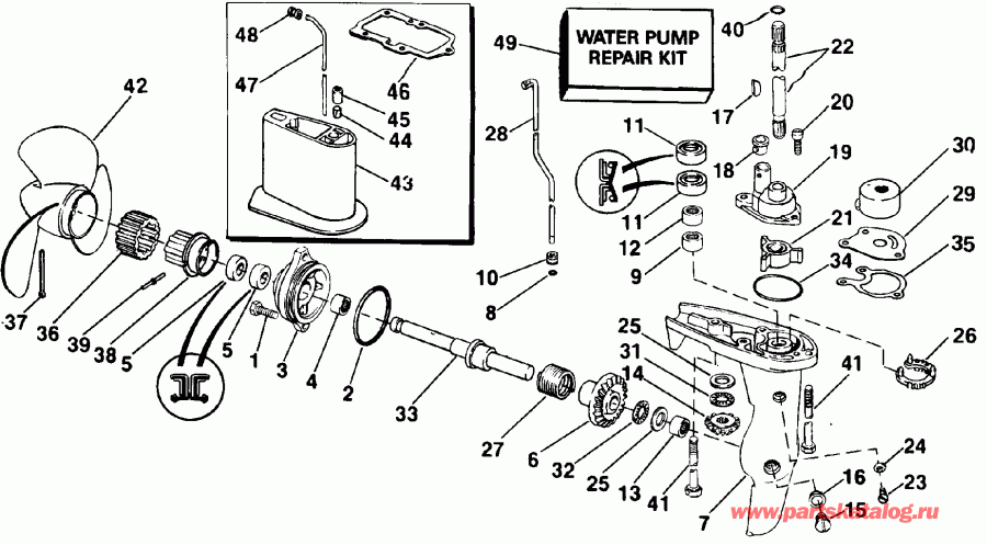  Evinrude E140TLENS 1992  - rburetor � ��������� �������� - rburetor And Linkage