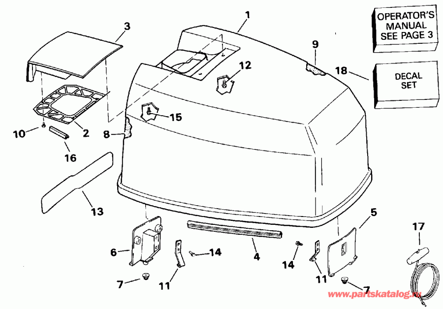 �������� ��������� ����� ������� E140TLENS 1992  - Johnson 120-140 Models - Johnson 120-140 Models