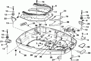 ������ ������ ��������� (Lower Engine Cover)