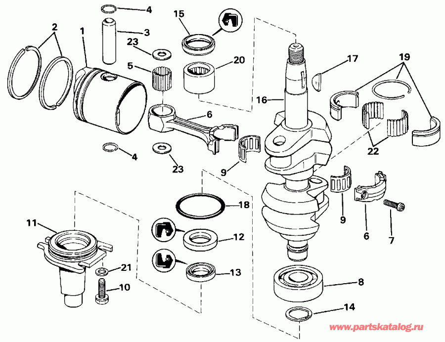 ��������� EVINRUDE E15RENM 1992  - ank��� & �������