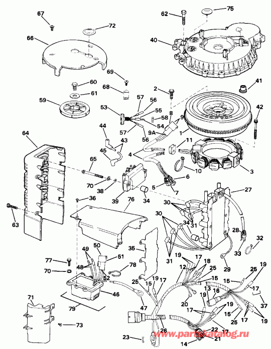 ����� EVINRUDE E175GLENC 1992  - nition System - nition System