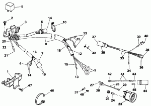 ���������������� ��������� ������� ��������� (Power Trim/tilt Electrical)