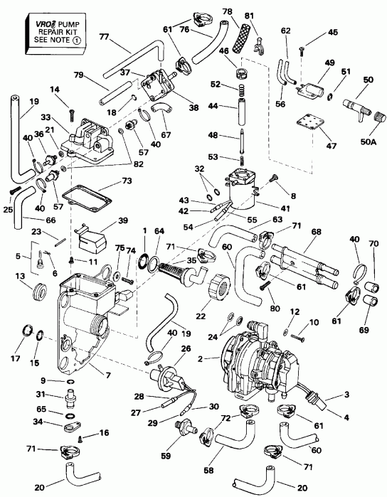    EVINRUDE E175NXENC 1992  - el Bracket & Components / el  & Components