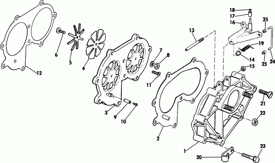 ��������� Evinrude E200STLENS 1992  - take Manifold / take ���������