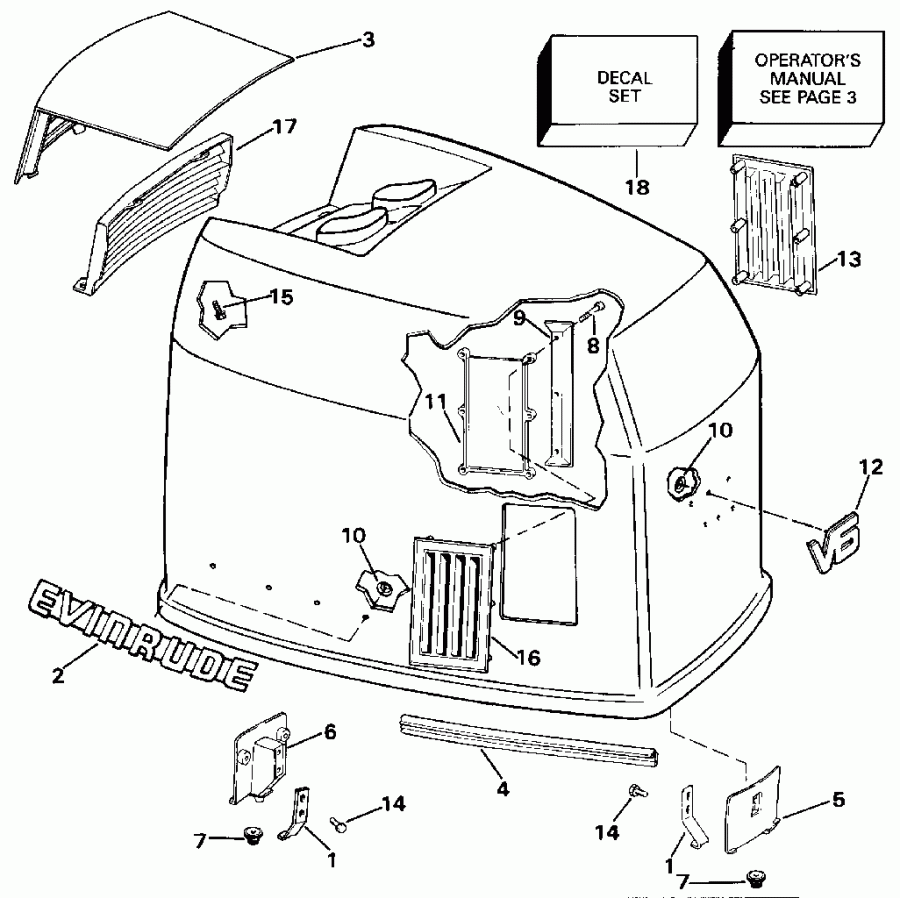 �������� ����� Evinrude E200TXENE 1992  - Evinrude - 200 Stl Ve200sl Models - Evinrude - 200 Stl Ve200sl Models
