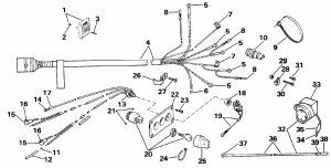 ������ ��������� (�����) - Johnson - 200 Stl, Ve200sl (Engine Cover - Johnson - 200 Stl, Ve200sl)