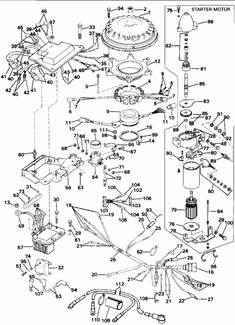 ��������� ����� ������� E200TXENE 1992  - nition System & Starter Motor - nition System & ��������� ��������