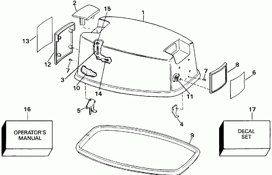 ��������� �������� ����� Evinrude E20CRLEND 1992  - Johnson