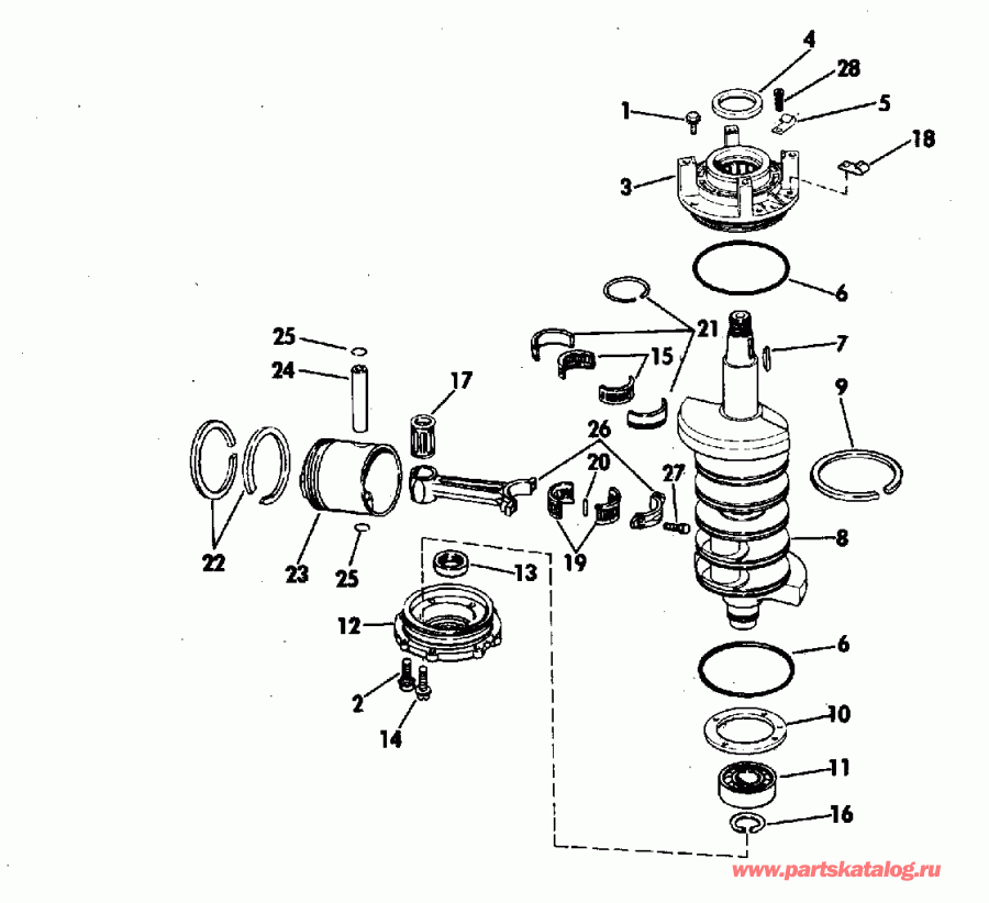 ��������� �������� ����� Evinrude E20EEND 1992  - ank��� & �������