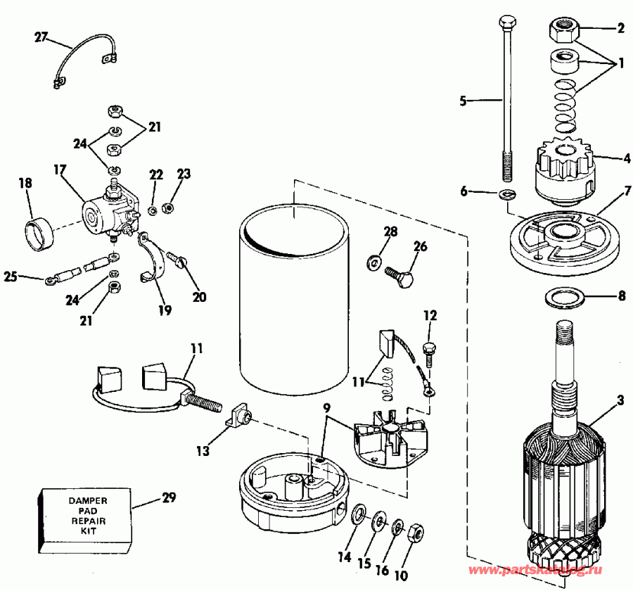��������� ������� E225PLENR 1992  - wer Engine Cover / wer ������ ��������� (�����)