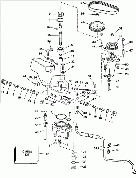 ��������� ����� EVINRUDE E225PLENR 1992  - wer Steering Pump