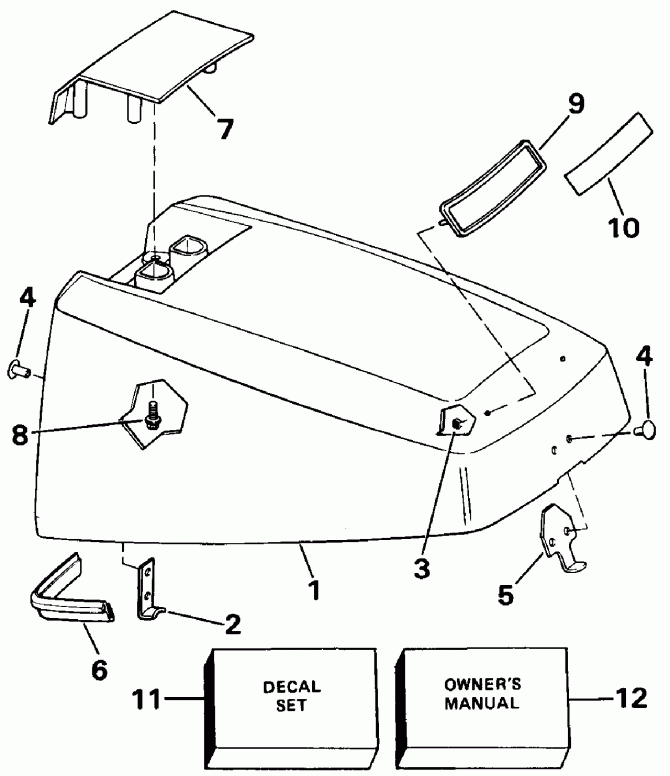 ����� Evinrude E225PXENR 1992  - int Chart