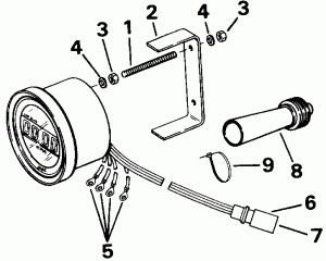 Quartach  -   -  -  In (Quartach Tachometer - Flush Mount - Digital - Plug In)