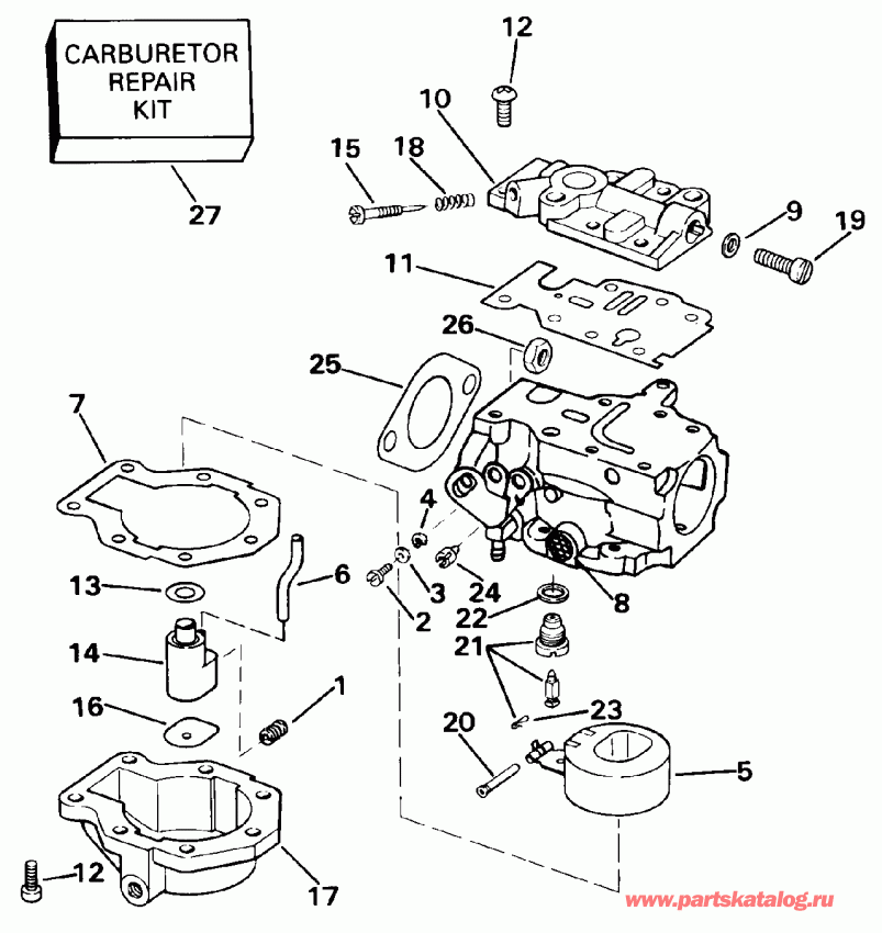�������� ����� EVINRUDE E25ELENS 1992  - 20