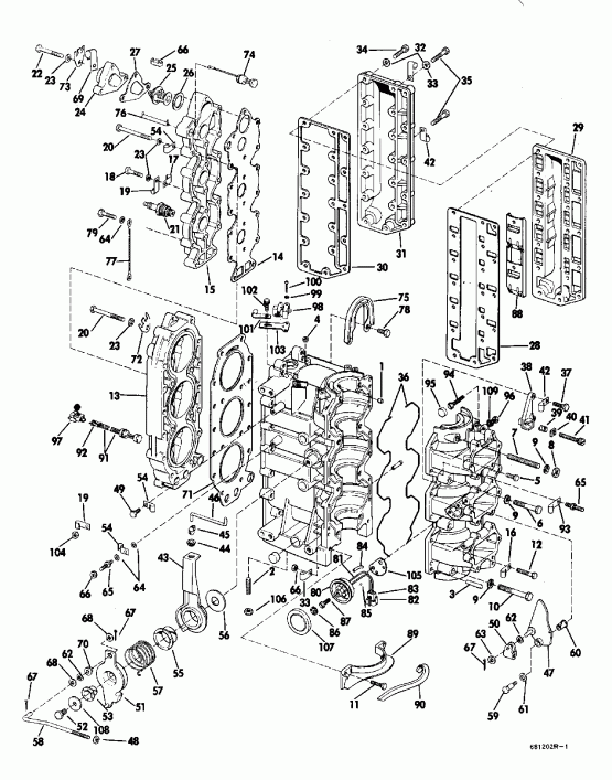 ����� EVINRUDE E25RLEND 1992  - 20 & 25 Models Only / 20 & 25 Models Only