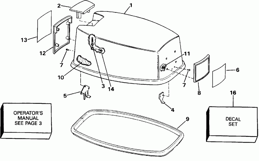  EVINRUDE E25TELEND 1992  - Johnson / Johnson