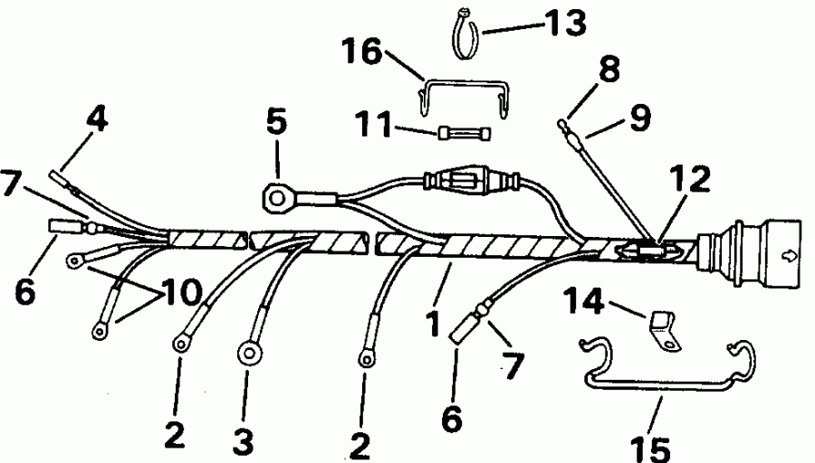  Evinrude E28ESLENE 1992  - ble Assembly
