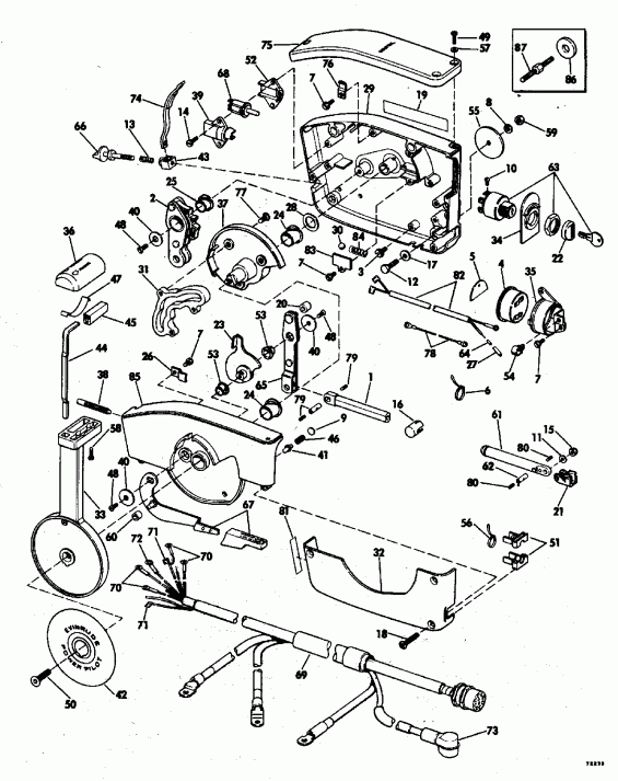 ��������� EVINRUDE E28ESLENE 1992  - rburetor - rburetor