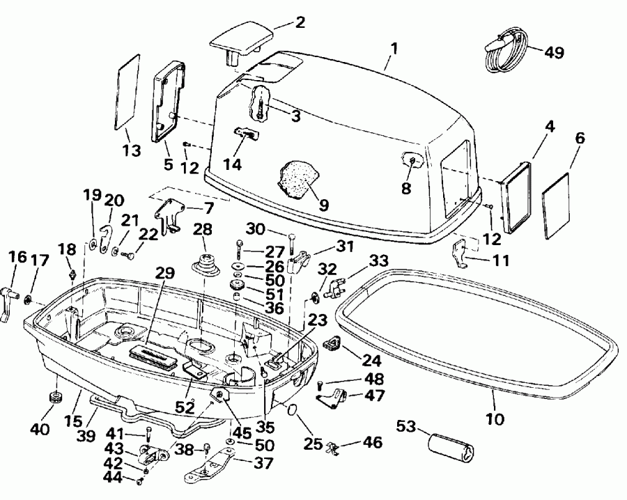 �������� ����� ������� E28ESLENE 1992  - Evinrude