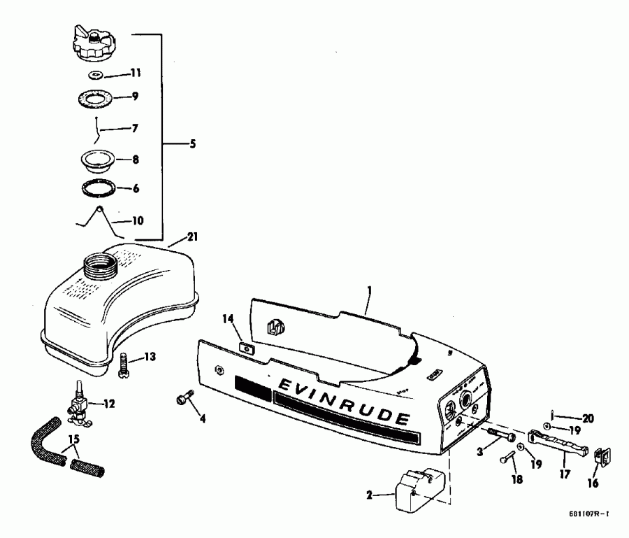  EVINRUDE E300PLEND 1992  - int Chart - int Chart