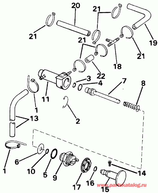 �������� ��������� ����� EVINRUDE E30RENR 1992  - imer System