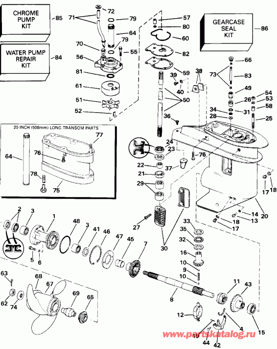 �������� ����� Evinrude E30TEENR 1992  - arcase