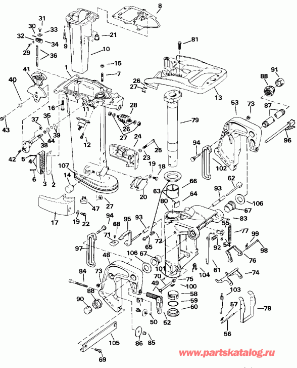  Evinrude E35RLENR 1992  - 30 & 35 Models Only - 30 & 35 Models Only
