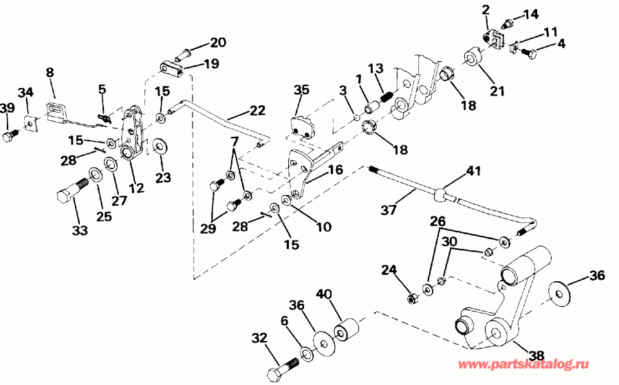 �������� ��������� ����� ������� E40EENM 1992  - ift & Throttle Linkage (continued) / ift & ����������� ��������age (continued)