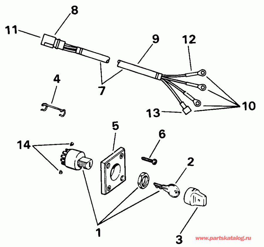����� EVINRUDE E40ELENJ 1992  - nition ������������� & ������ 