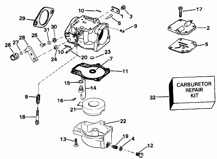  ������� E48ESLENB 1992  - rburetor Late P����uction / rburetor Late Production