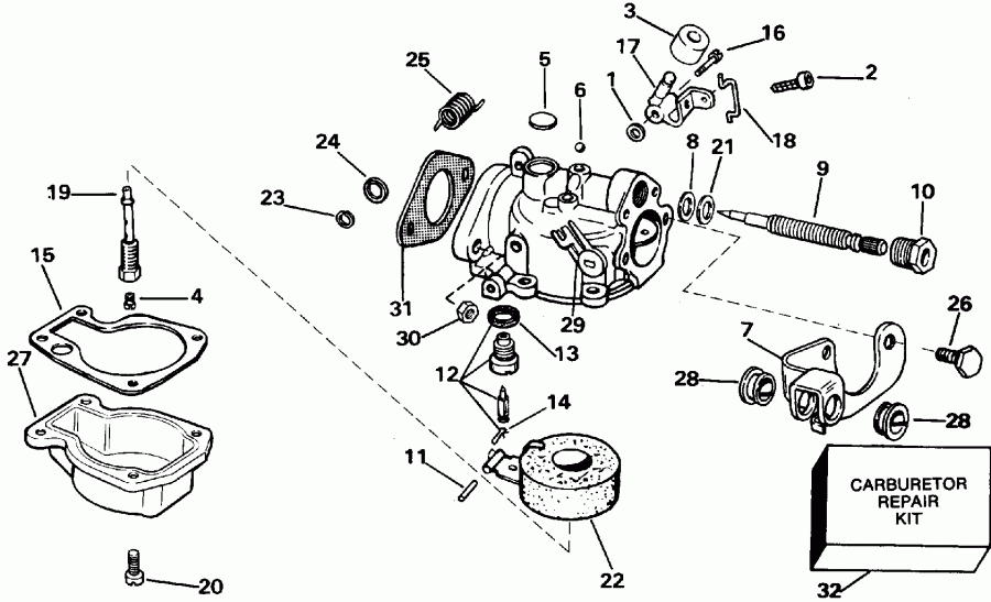 ����� ������� E4RDHENM 1992  - rburetor / rburetor