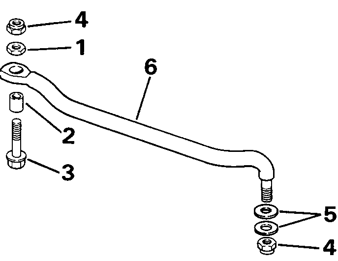 ��������� ��������� EVINRUDE E50BEENJ 1992  - eering Link Kit / ee������ ����������� Kit