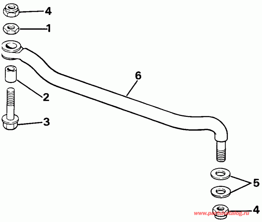 �������� ����� EVINRUDE E50RNLIB 1992  - eering Link Kit / ee������ ����������� Kit