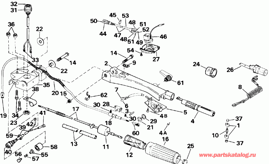 ��������� ����� ������� E50TELENM 1992  - eering And Shift Handle 