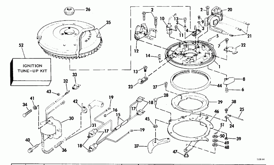 ��������� ����� EVINRUDE E50TLENJ 1992  - Evinrude 25-40 / Evinrude 25-40