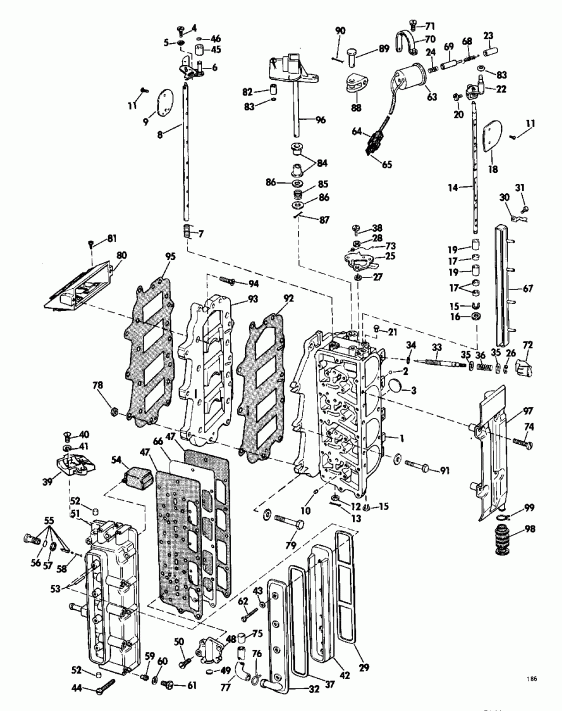 ��������� �������� ����� ������� E50TLENJ 1992  - wer ������ ��������� (�����) - wer Engine Cover
