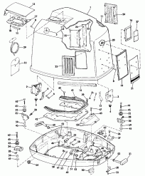   () - Evinrude  Start Only (Engine Cover - Evinrude Rope Start Only)