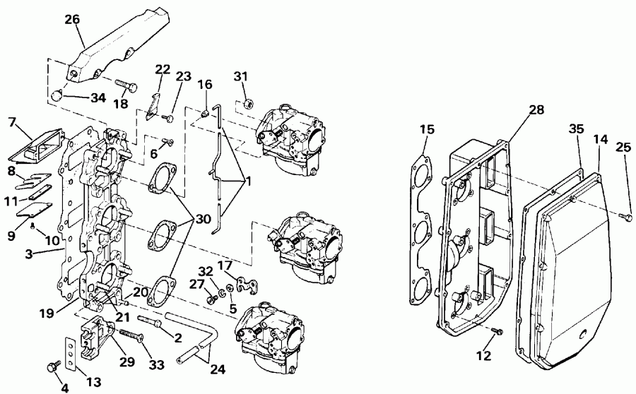 �������� ��������� ����� Evinrude E70ELEND 1992  - take ���������