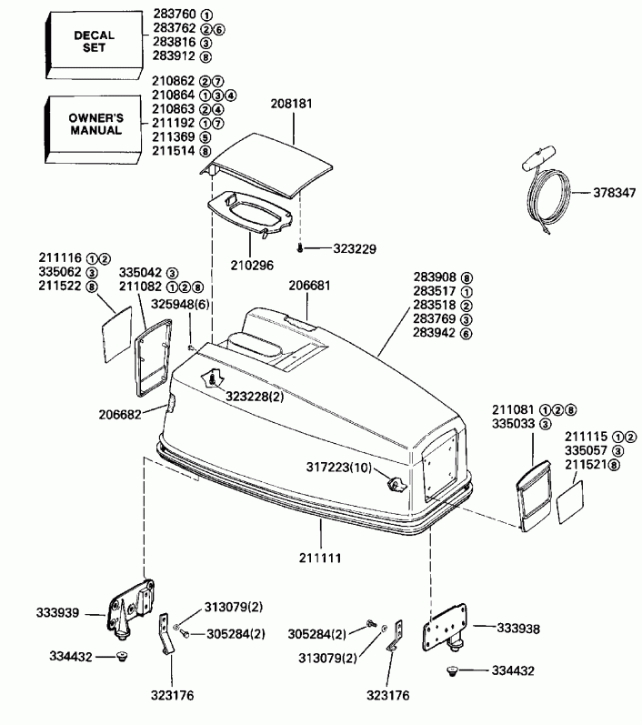 ����� Evinrude E70TLEND 1992  - vinrude - vinrude