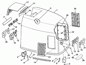 ������ ������ ��������� (Lower Engine Cover)